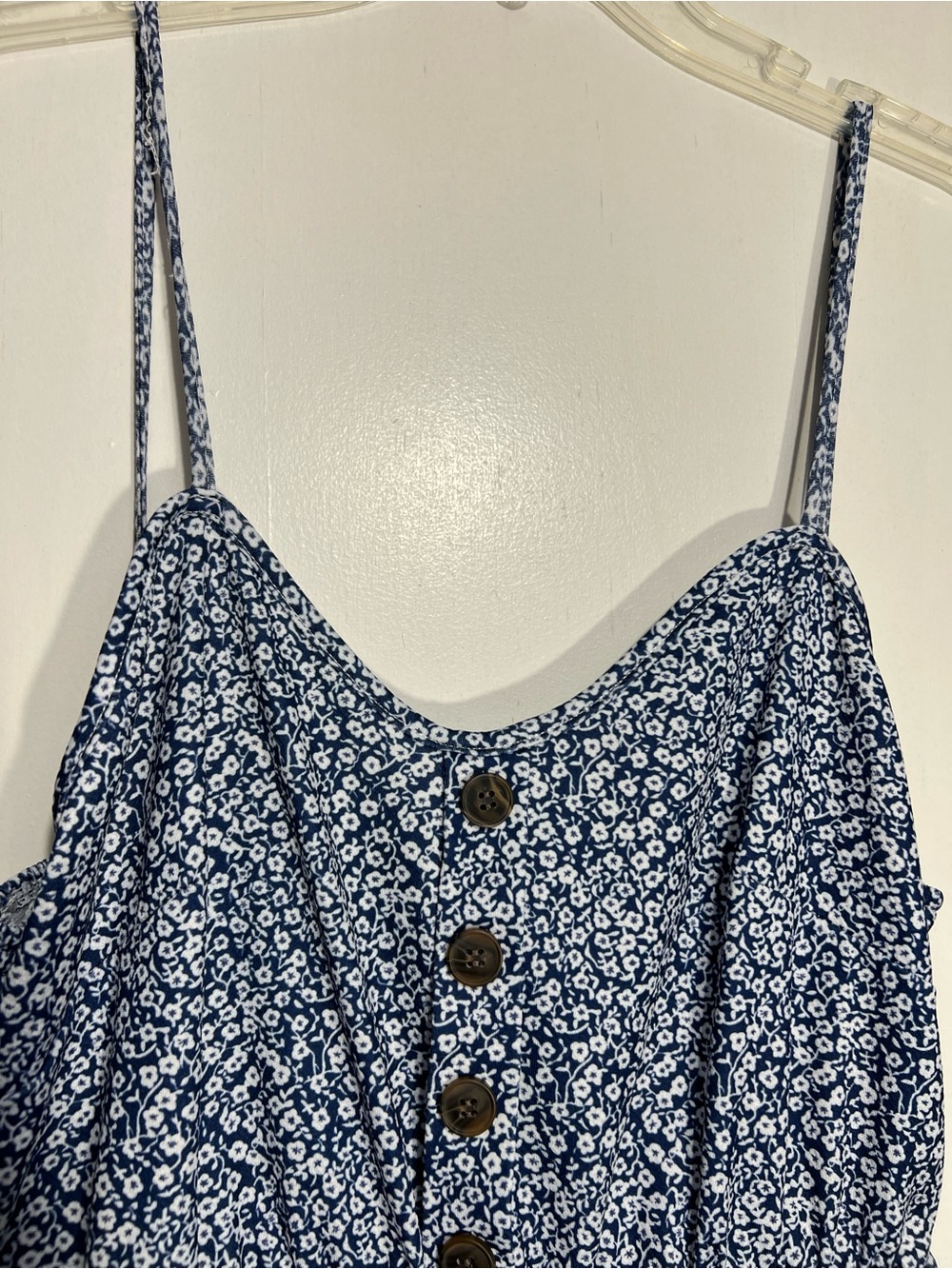 Sexy V Neck Backless Floral Summer Beach Dress Women Striped Button size XL - Picture 5 of 12